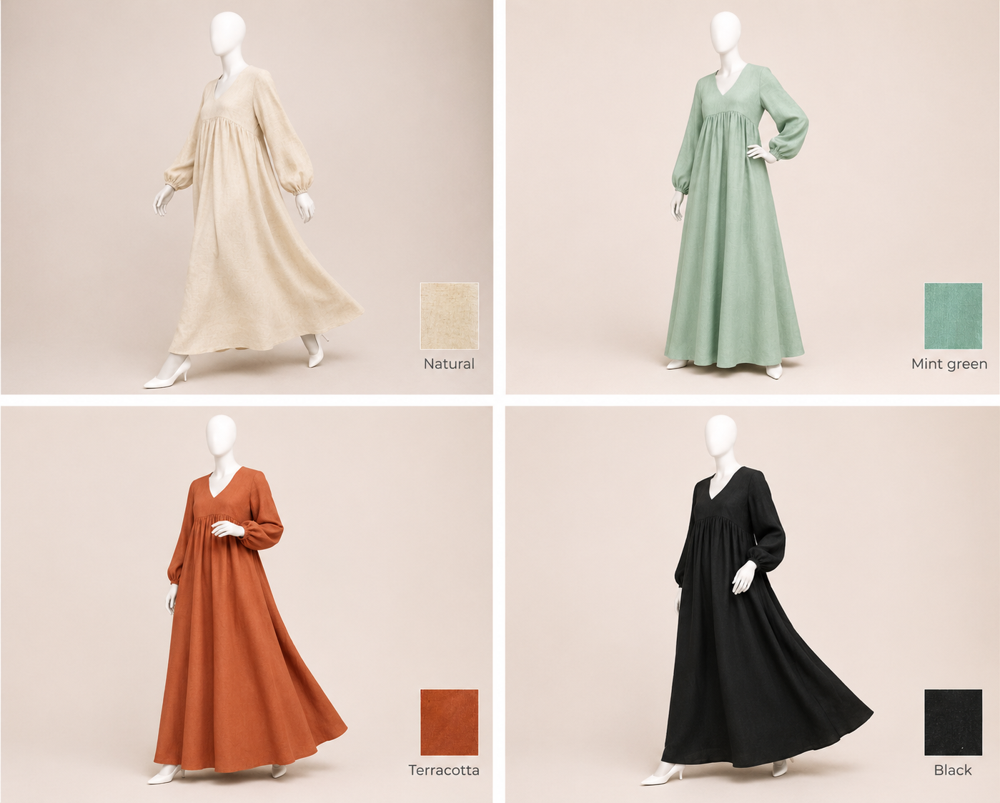 Bella Linen Dress