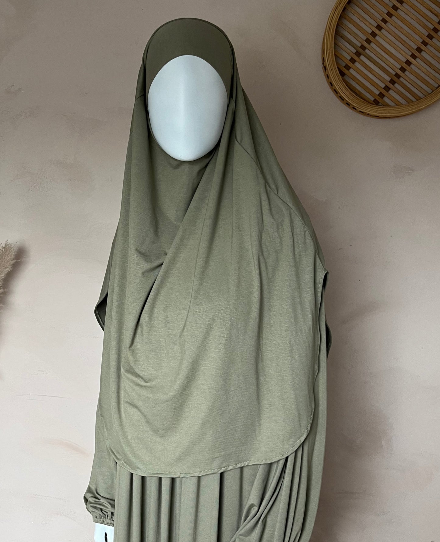 Bamboo tie-back khimar 70*