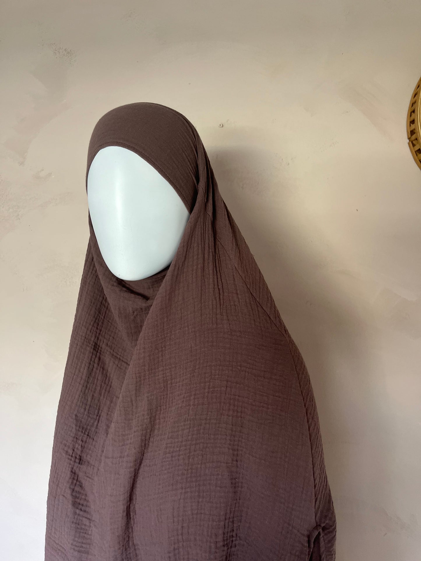Musselin tie-back khimar 90*