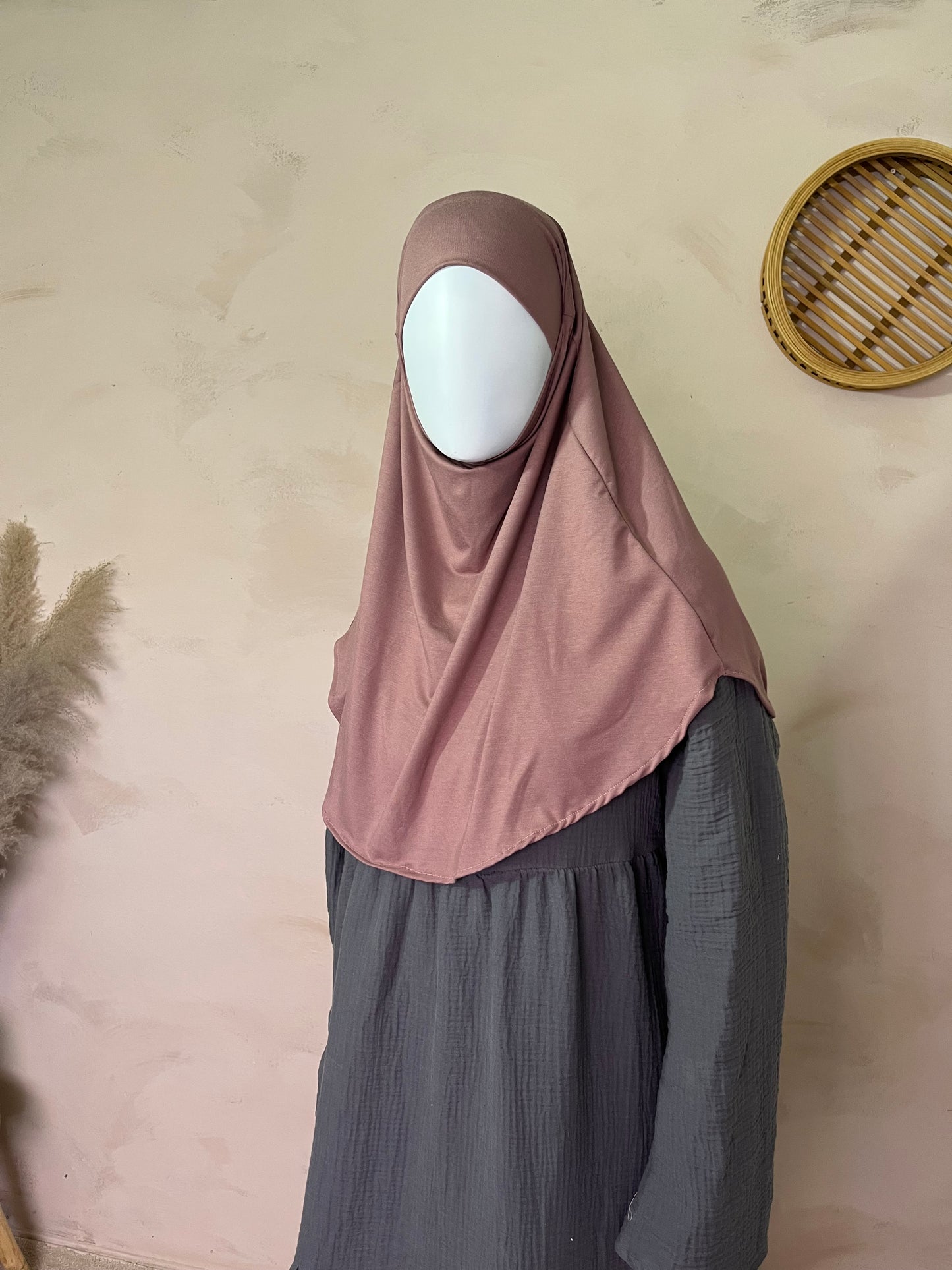 Bamboo tie-back khimar 50*