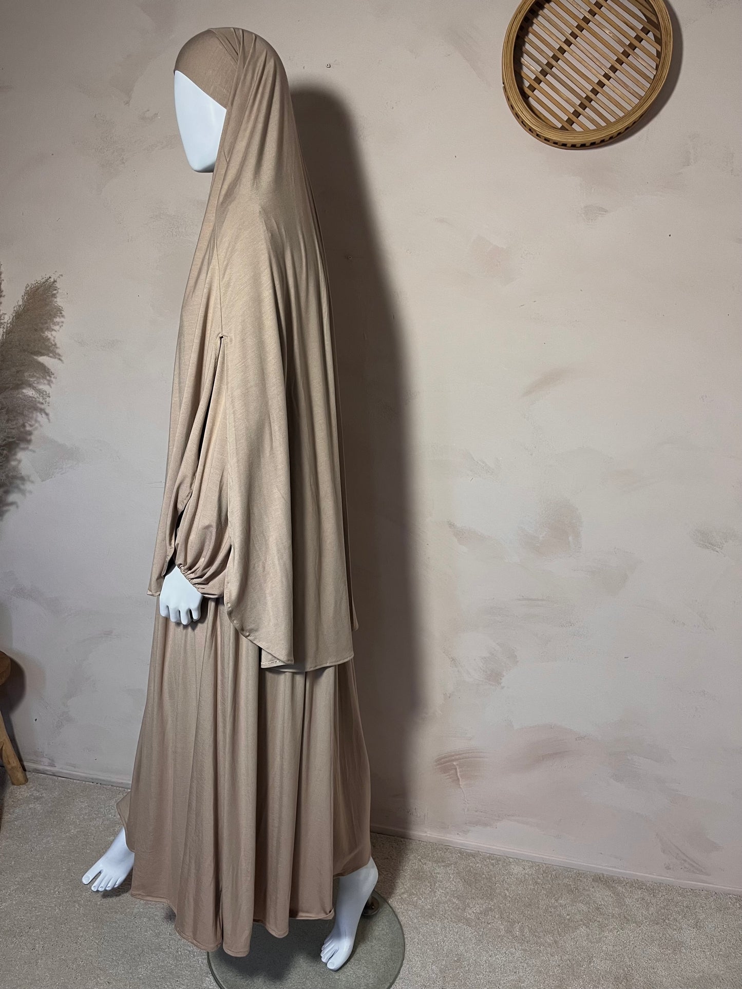 Bamboo tie-back khimar 95*
