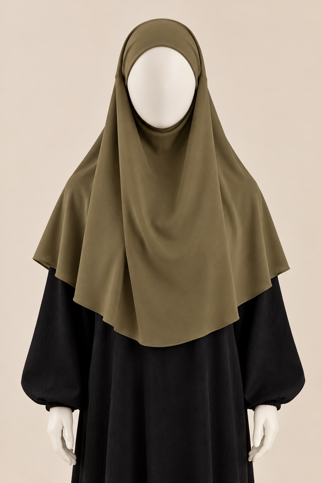 Tie-Back Short Bamboo Khimar
