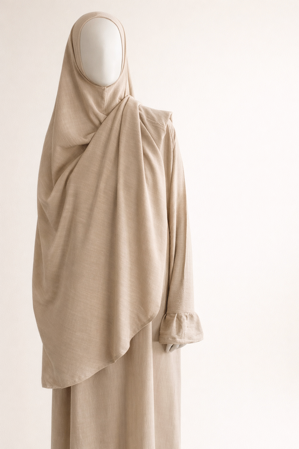 Linen Mid Khimar