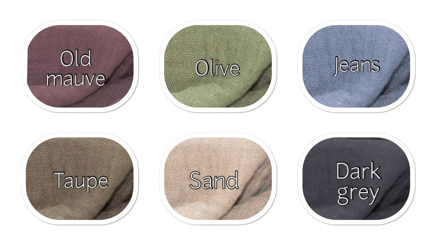 Musselin tie-back khimar 90*