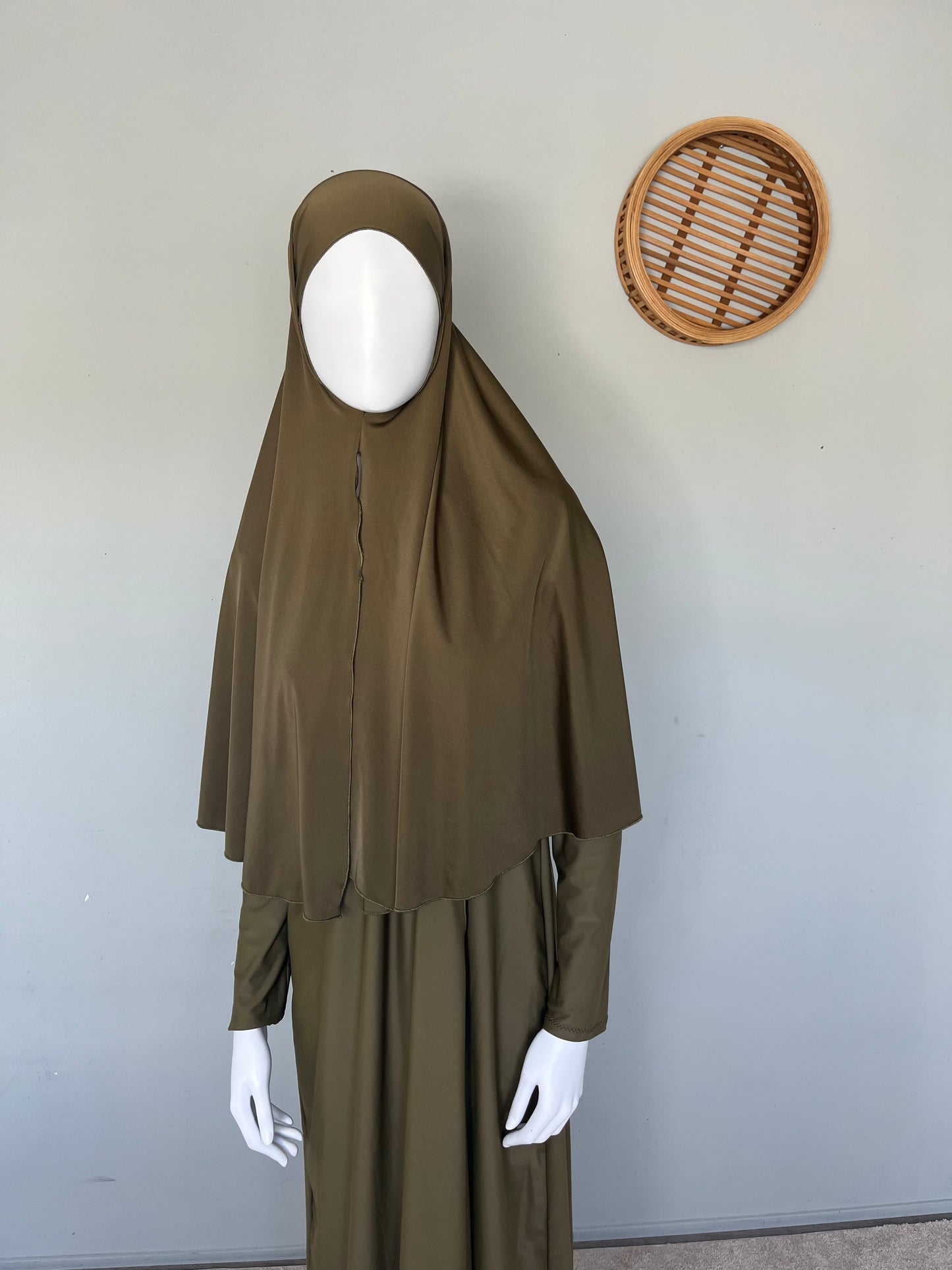 Swimwear tie-back scarf