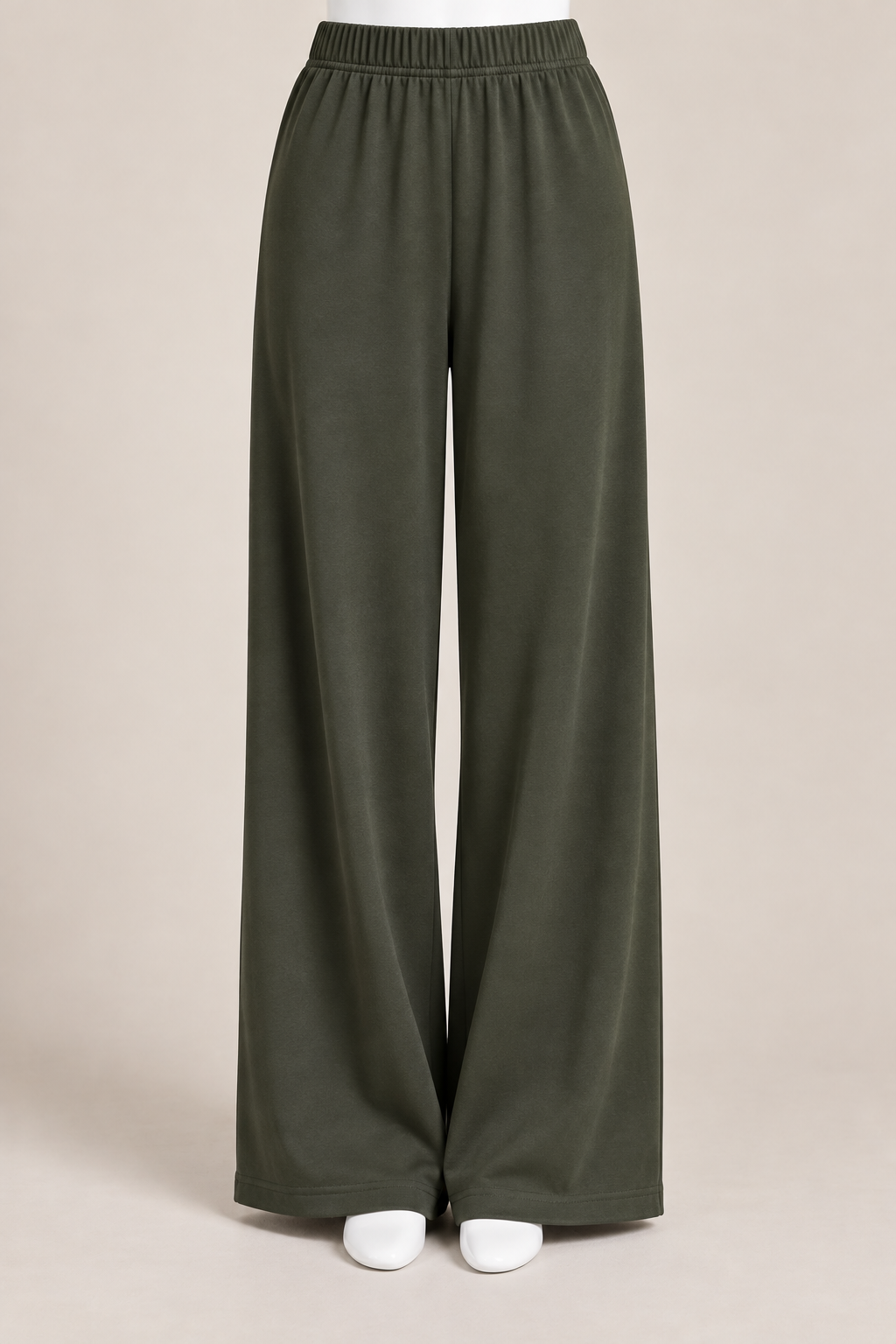 Cotton Jersey Wide Pants