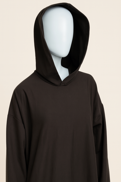 Maxi hoodie dress