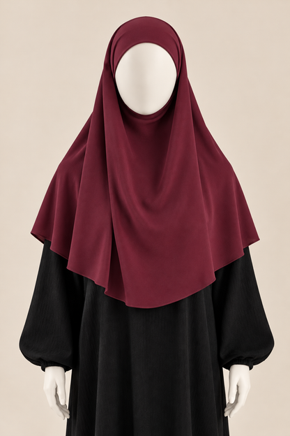 Tie-Back Short Bamboo Khimar