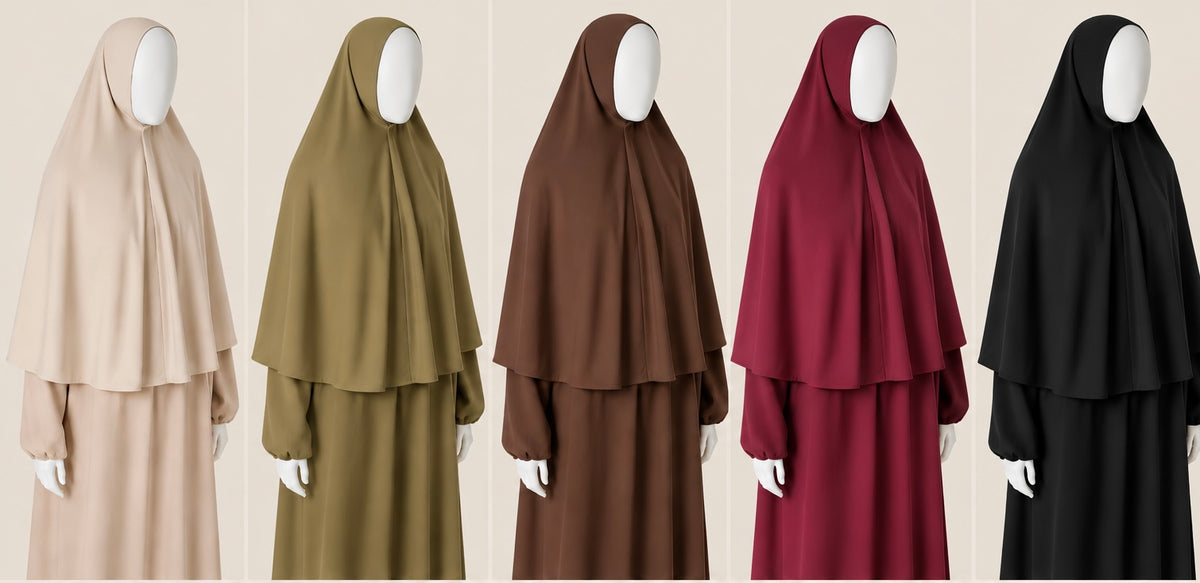 Instant Short Bamboo Khimar