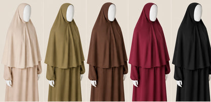 Instant Short Bamboo Khimar