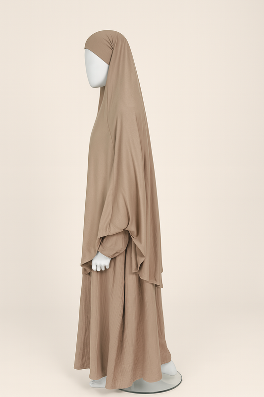 Bamboo 95* tie-back khimar