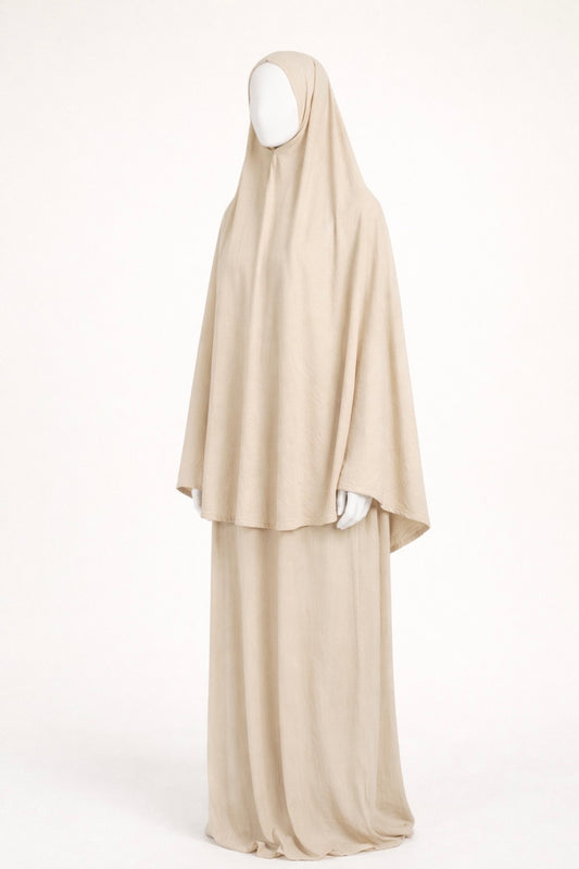 Linen Mid Khimar