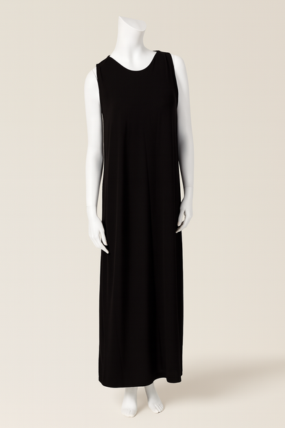 No sleeve basic dress