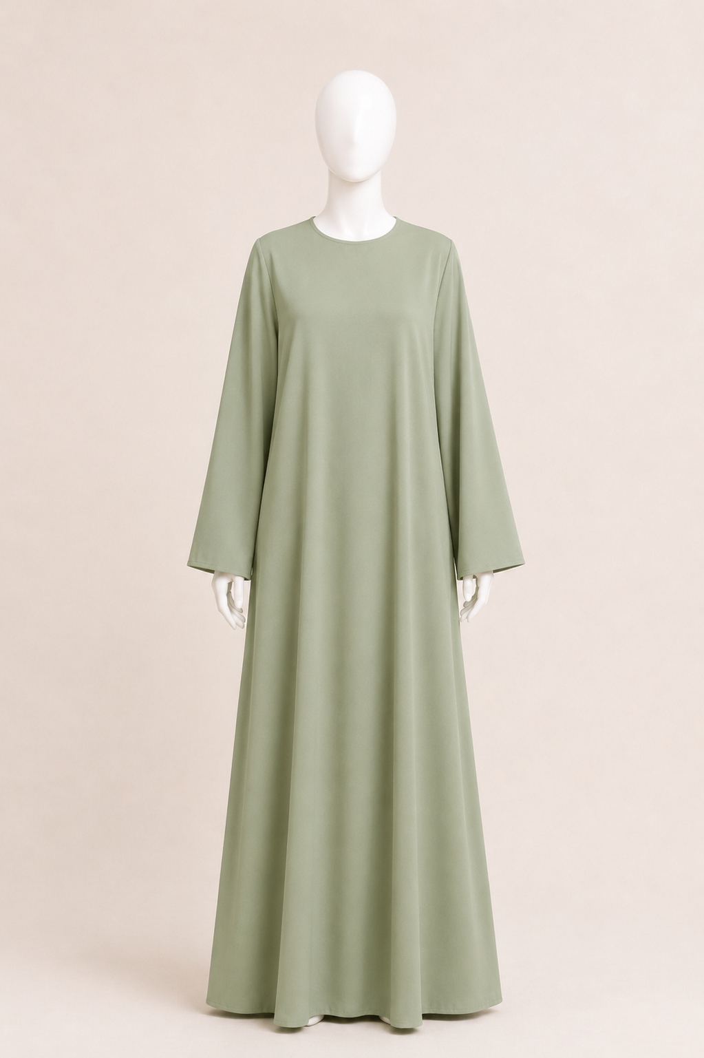 Cotton Jersey Wide Sleeve Dress