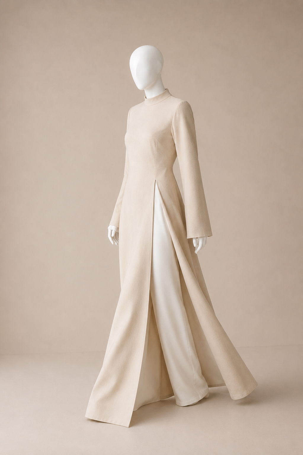 Split Linen Dress