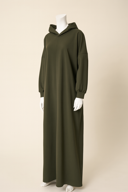 Maxi hoodie dress