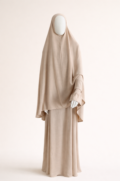 Linen Mid Khimar