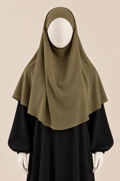 Tie-Back Short Bamboo Khimar