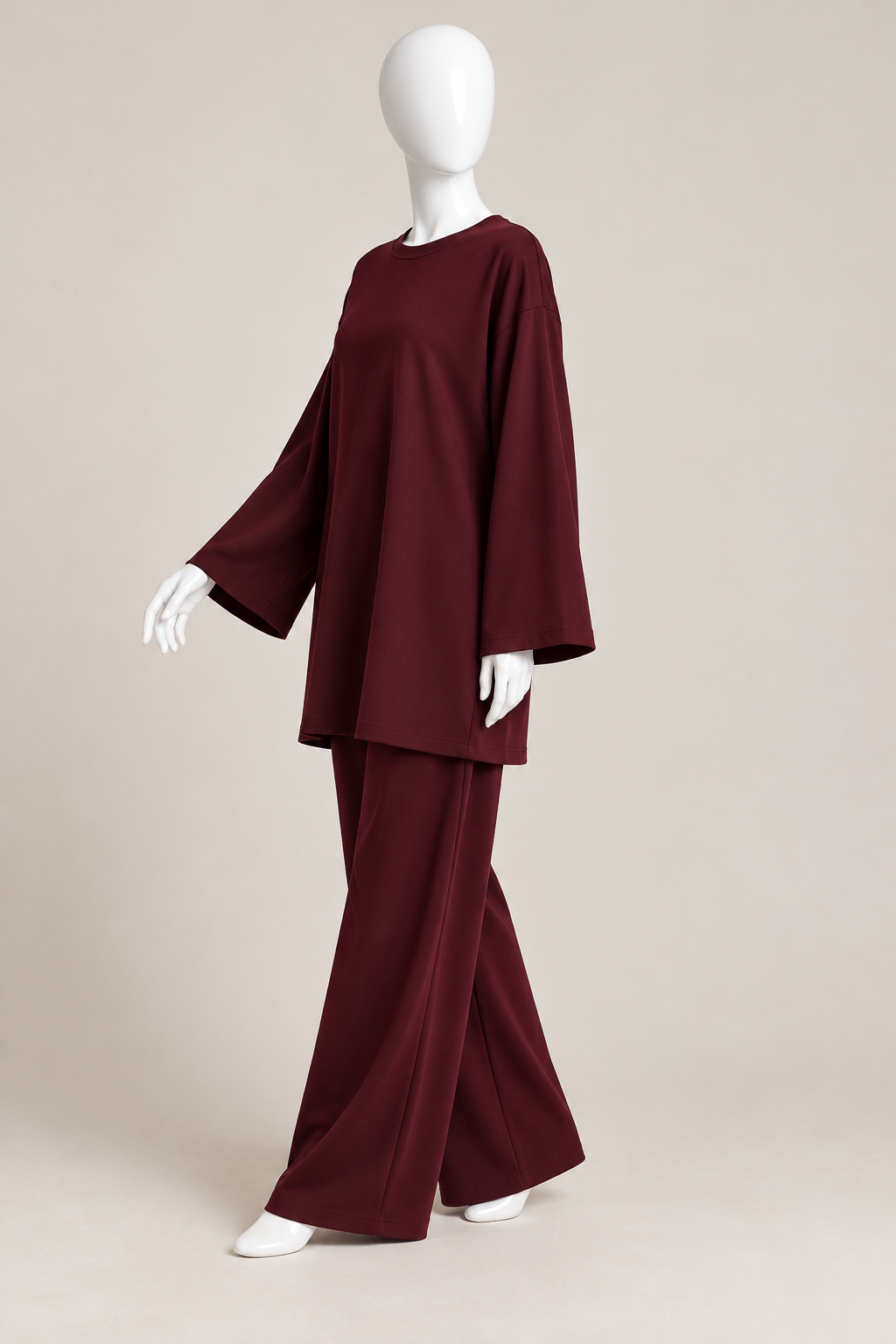 Cotton Jersey Wide Pants