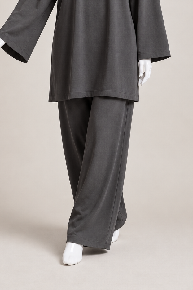 Cotton Jersey Wide Pants