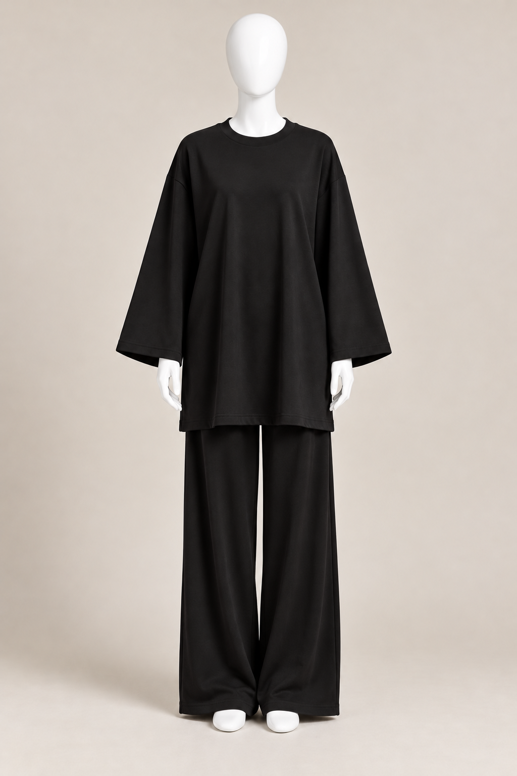 Cotton Jersey Wide Sleeve Top
