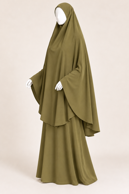 Instant Long Bamboo Khimar