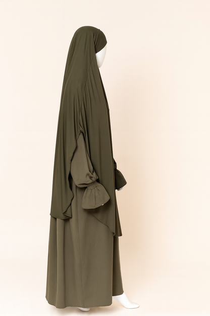 Bamboo 95* tie-back khimar