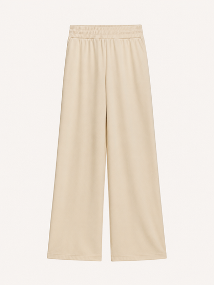 Cotton Jersey Wide Pants