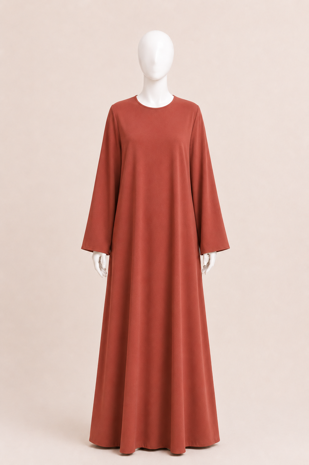 Cotton Jersey Wide Sleeve Dress
