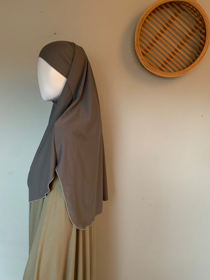 Swimwear tie-back khimar 45*