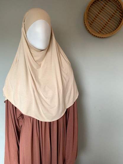 Bamboo tie-back khimar  50*