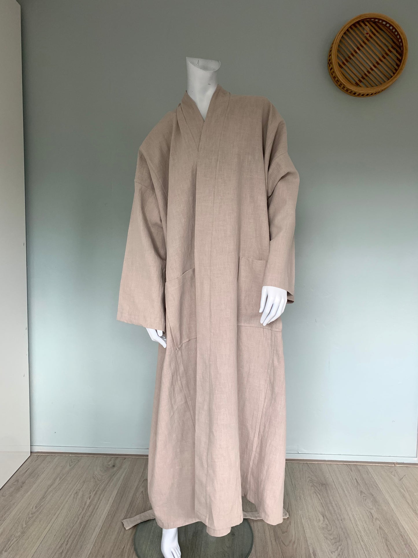 Cotton kimono long